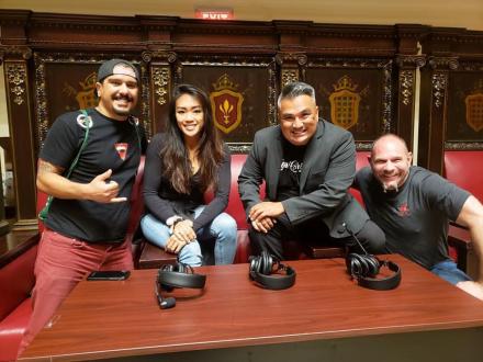 The commentary team