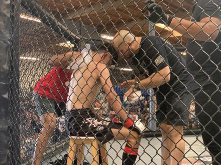 Salvador Gonzalez between rounds