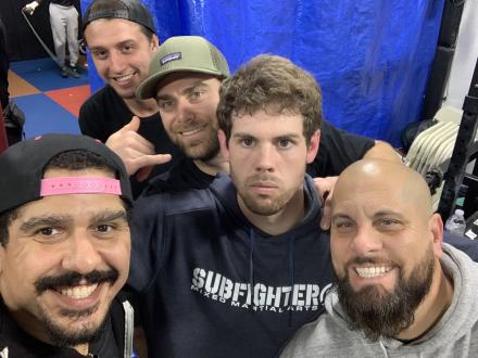 Fred Adams pre-fight selfie