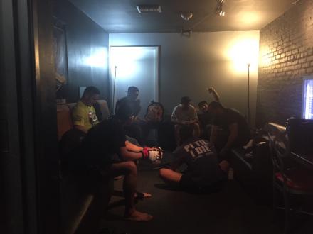 Locker room