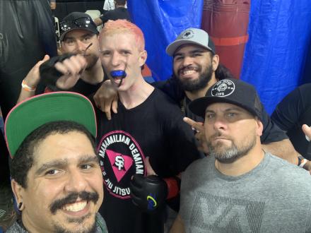 Benji pre-fight selfie