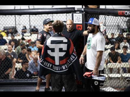 Fred Adams post-fight