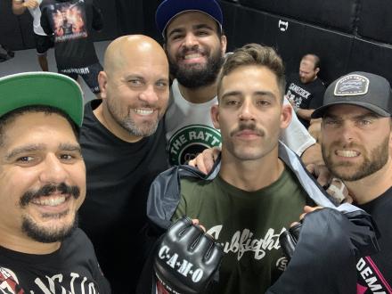 RJ Draper pre-fight selfie