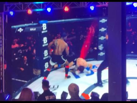 Trent Hearns wins by TKO