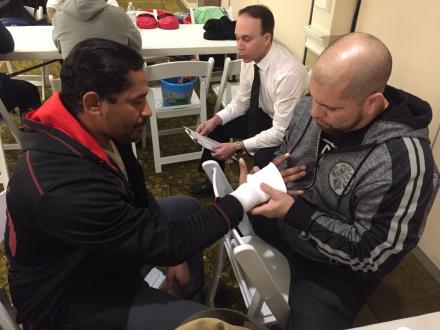 Selah getting wrapped