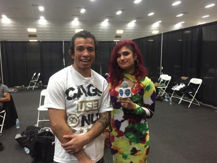 Emilio post-fight interview