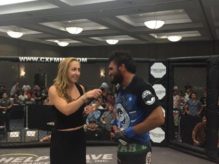 Gabe post-fight interview