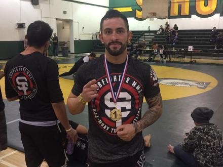 Mark Alvidrez takes 1st in advanced 147lbs