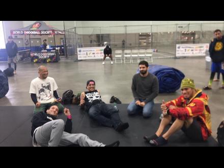 Pre-tournament hanging out