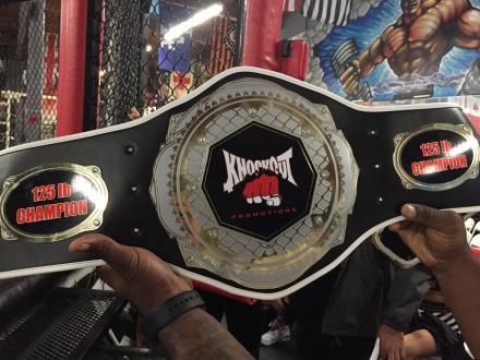 Fly weight championship belt