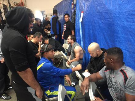 Tracy wrapping up Dan Perez