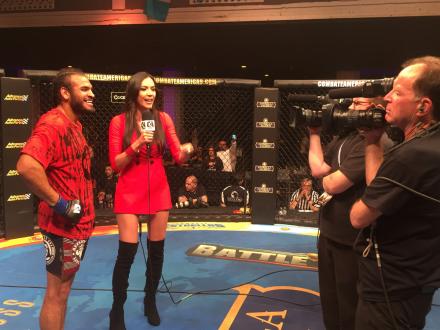 Gabe post-fight interview