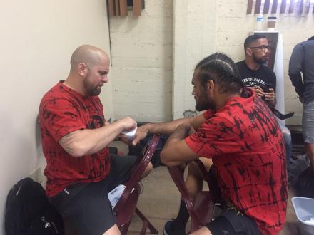 Tracy wrapping up Gabe