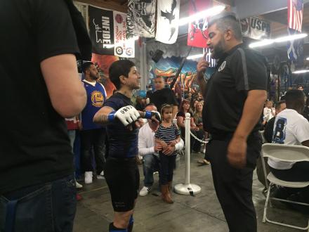 Diana pre-fight inspection