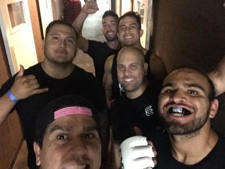 Gabe pre-fight selfie